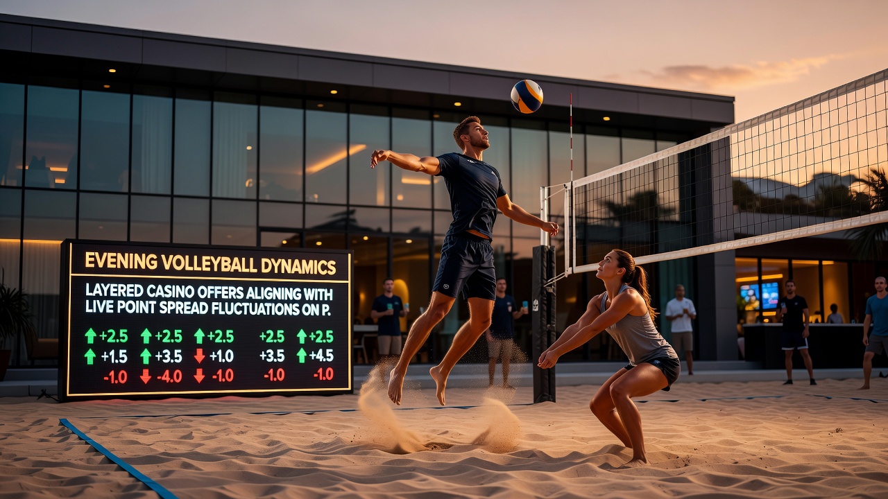 Mobile Schnittstellen mit Echtzeit-Volleyball-Quoten und gestapelten Casino-Belohnungen