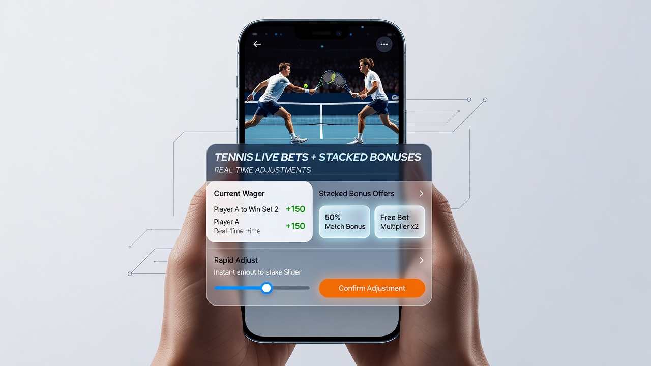 Echtzeit Anpassungen von Tenniswetten und gestapelten Boni in mobiler App Umgebung