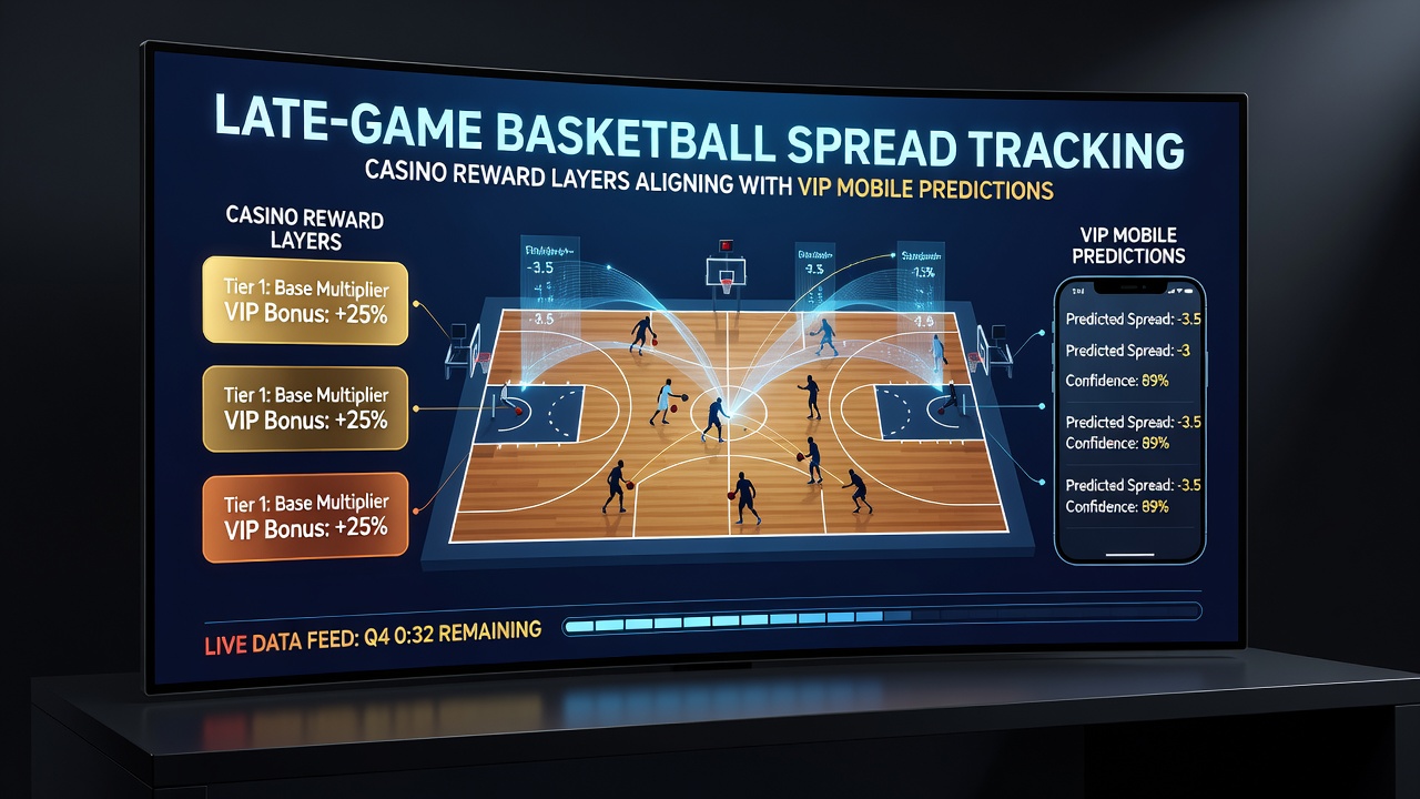 Mobile VIP-Prognosen und gestaffelte Casino-Belohnungen bei Basketball-Spreads